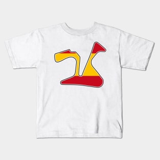 Circuito de Jerez [flag] Kids T-Shirt